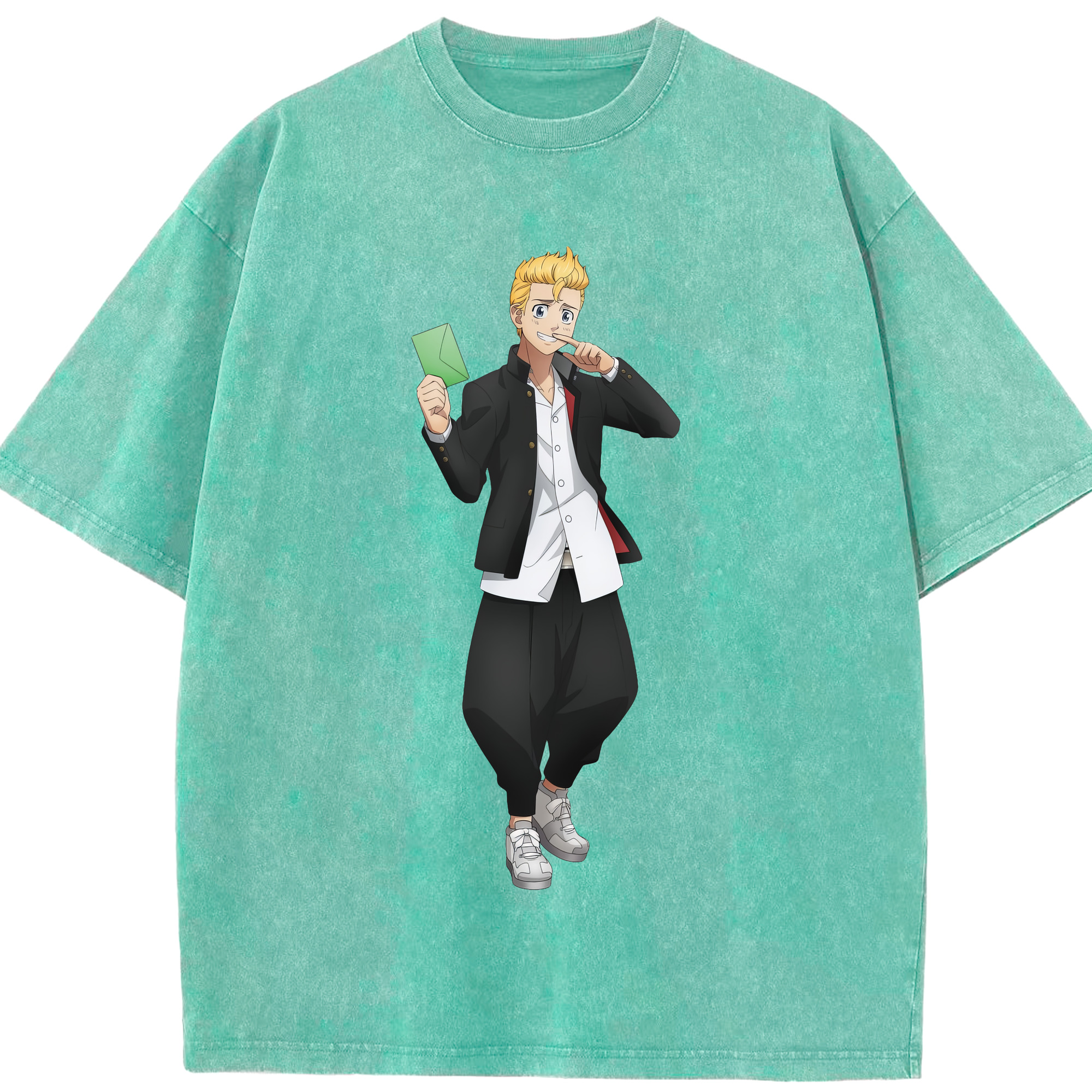 （画像用） 東京リベンジャーズ Tokyo Revengers 綿100% ヴィンテージ風 半袖Tシャツ（フロントプリント）